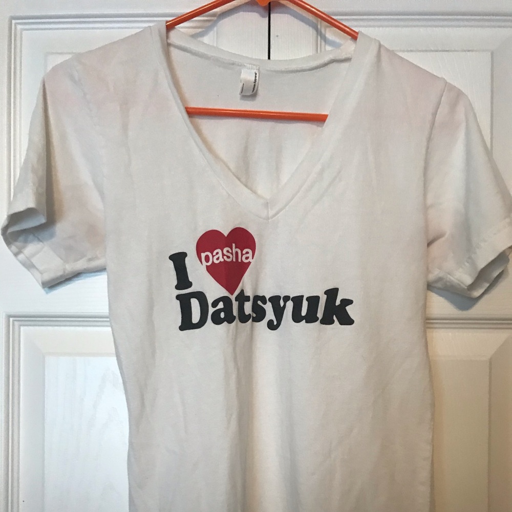 I ❤️ Pasha Datsyuk American Apparel V Neck